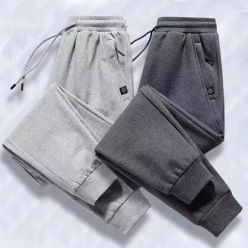 Quần Legging Thể Thao Lót Lông Cừu Dày Màu Trơn Thời Trang Mùa Đông Cho Nam Cỡ m-5xl