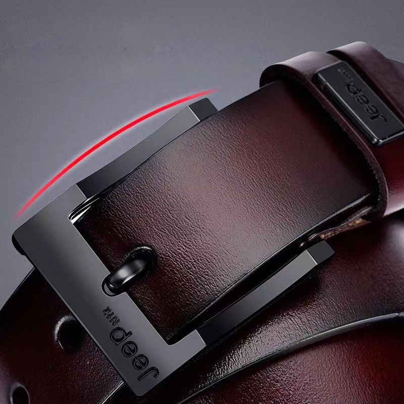 Thắt Lưng Da Thật Phong Cách vintage Sang Trọng Cho Nam