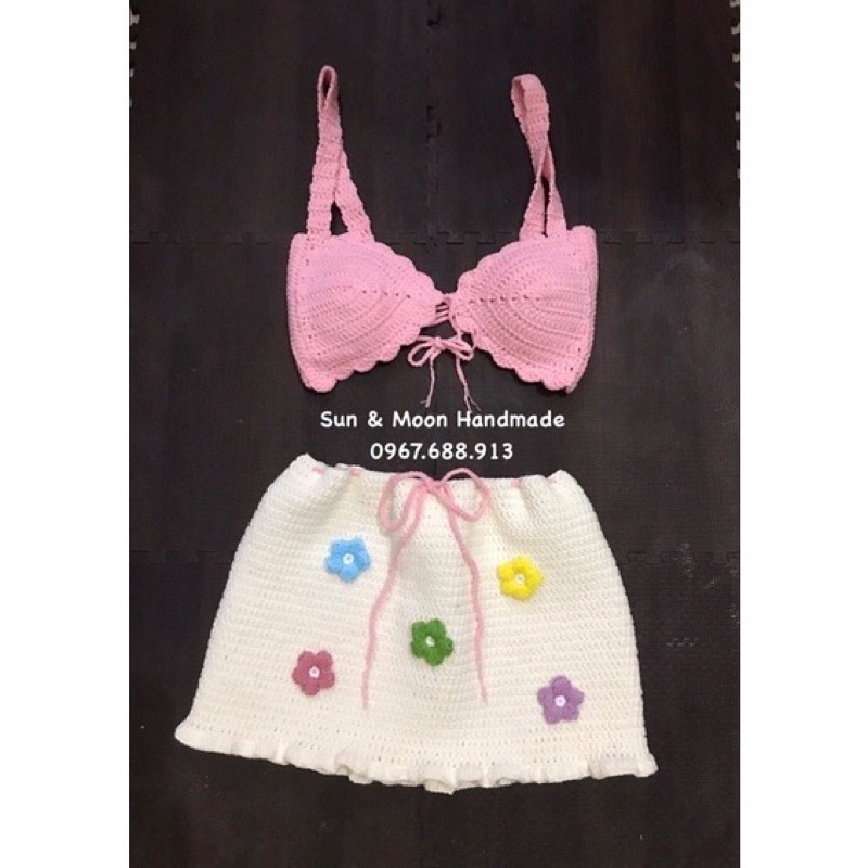 set bikini cho bé yêu (có làm theo size người lớn cho mẹ)