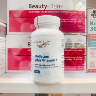 Kollagen Plus Vitamin E Collagen Vitaworld - 100Viên - Hàng nội địa Đức