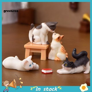 Mô hình mèo con mini trang trí xinh xắn