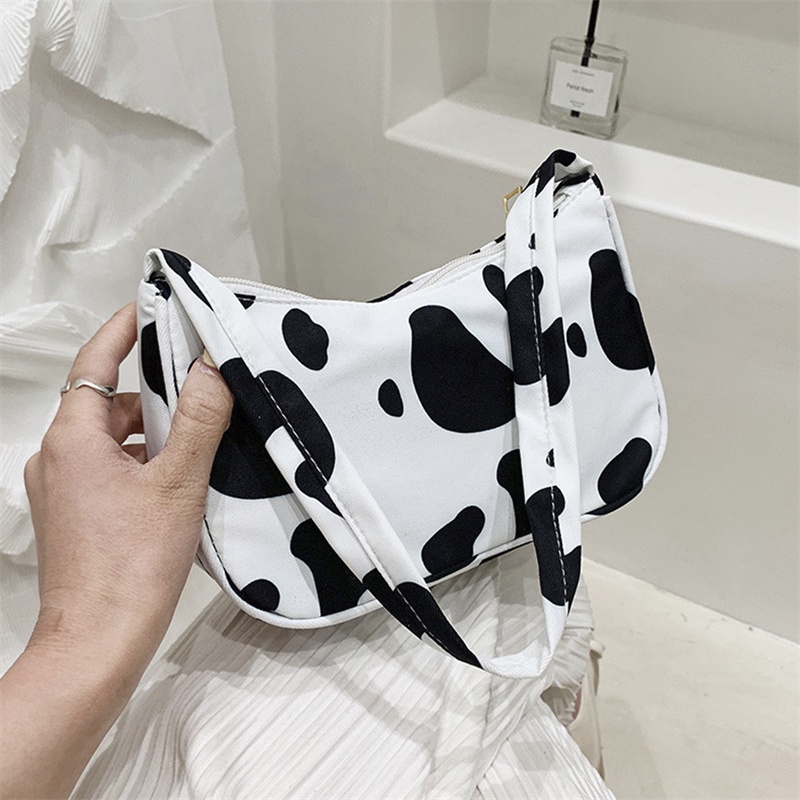 Túi Xách Mini Họa Tiết Da Báo / Ngựa Vằn / Bươm Bướm Phong Cách Retro Thanh Lịch Dành Cho Nữ