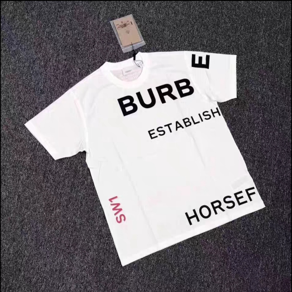 Áo Thun BBR Lon Don Fom Rộng Nam Nữ - Áo Phông Cotton Chữ In