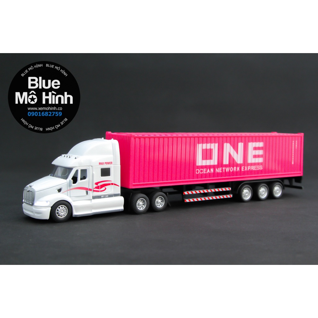 Xe mô hình đầu kéo container đầu xe bằng kim loại - Đầu dài