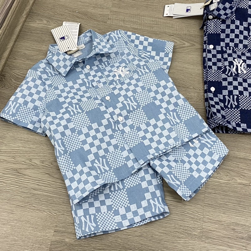 Set bộ bò logo vuông MLB tqxk