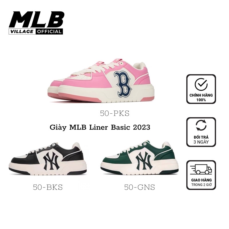Giày MLB Chunky liner Low Basic - Giày MLB nam nữ chính hãng 3ASXCLB3N