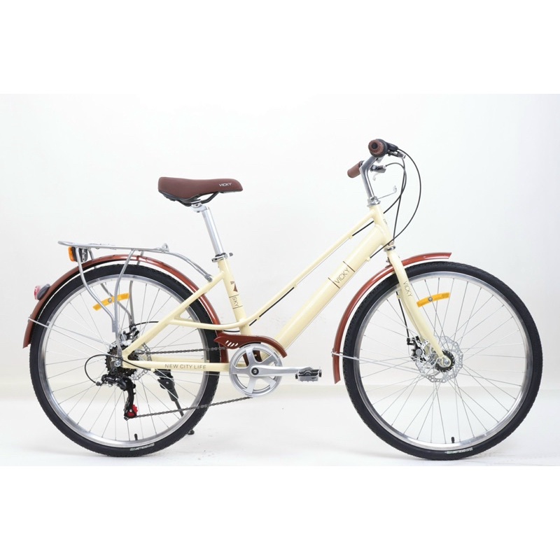 Xe đạp mini khung nhôm thanh lịch bánh 26 VICKY SKY