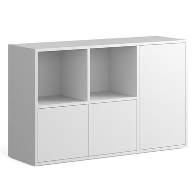 NEVA, Tủ trưng bày phòng khách STO_097, 114x35x70cm, tủ gỗ Scandi Home