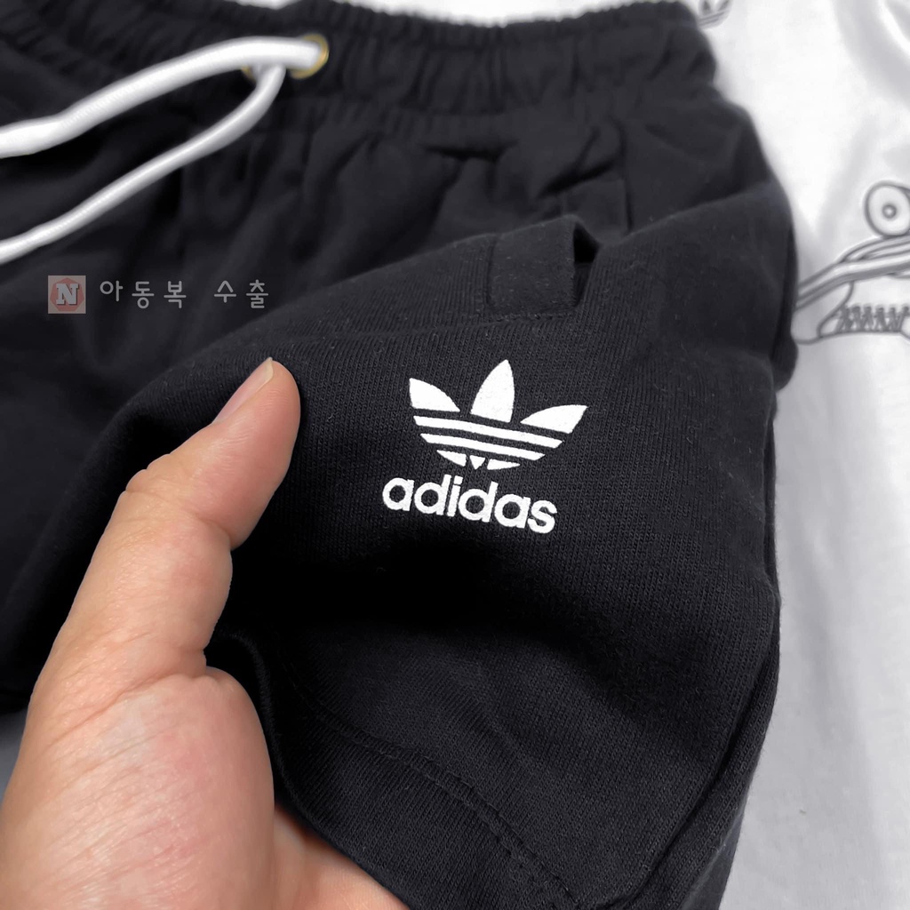 Bộ quần áo ADIDAS màu đen sành điệu,thể thao cho bé trai và bé gái  SHOP BÉ TÔM KIDS
