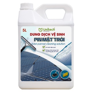 Dung dịch vệ sinh tấm pin unitech | hóa chất tẩy rửa pin mặt trời