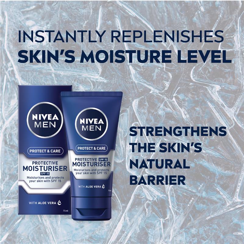 Kem dưỡng da NIVEA MEN Protect & Care Face Moisturizer SPF15 75ml