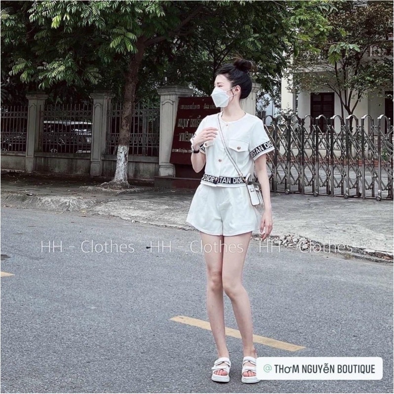 Set dior trắng