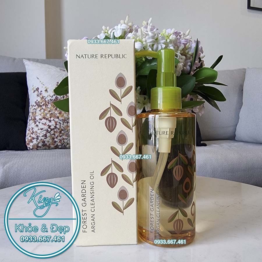 Dầu Tẩy Trang Nature Republic Forest Garden Argan Cleansing Oil Date 8/2023