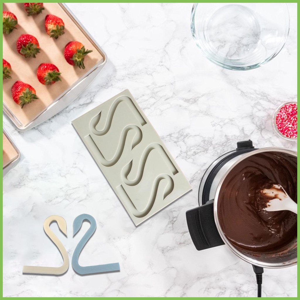 Khuôn Silicone Hình Thiên Nga Dùng Làm Xà Phòng / Bánh DIY