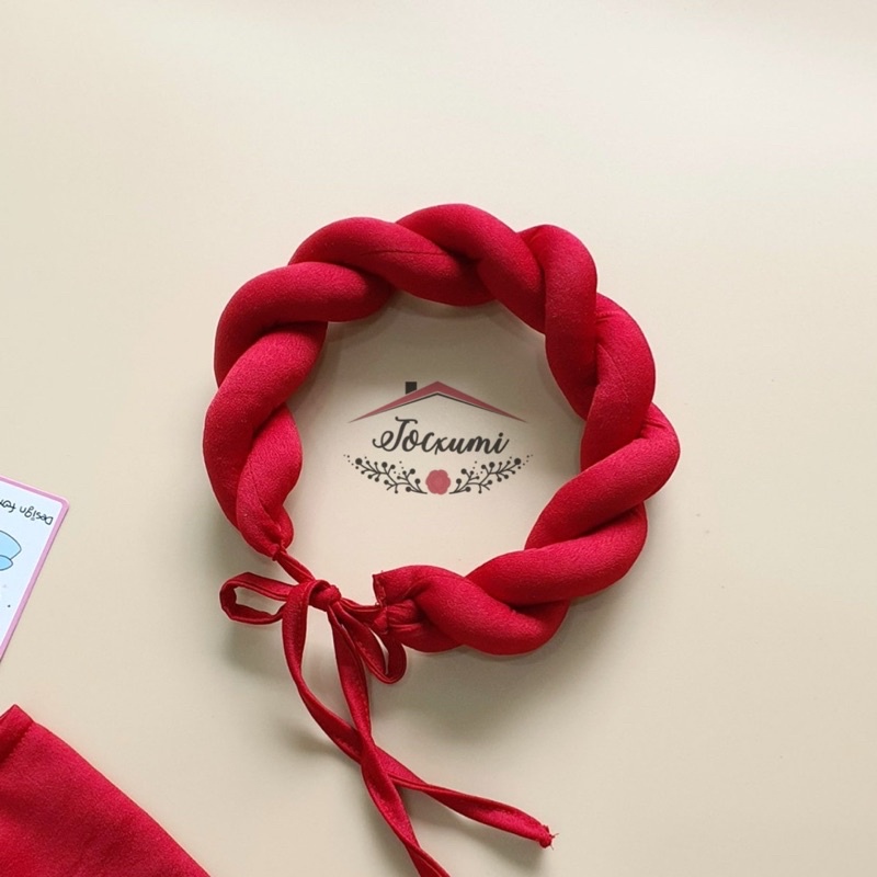 Áo dài lụa cách tân hoa đỏ cao cấp siêu chất - Tocxumi