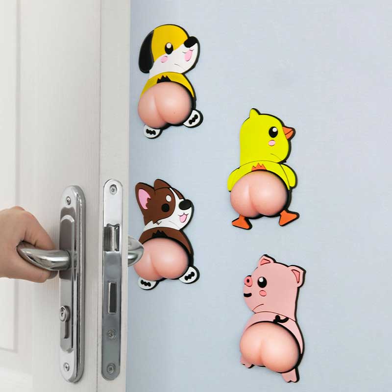 Bộ 2 Miếng Dán Bảo Vệ Kính Chiếu Hậu Xe Hơi Chống Va Chạm Chống Trầy Xước Họa Tiết Hoạt Hình Dễ Thương