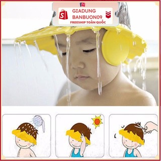 Mũ tắm chắn nước bảo vệ tai cho bé