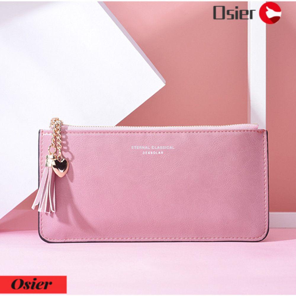 Ví Da Nhiều Ngăn Đựng Tiền Xu Và Thẻ 1 Ngăn Thời Trang Nữ