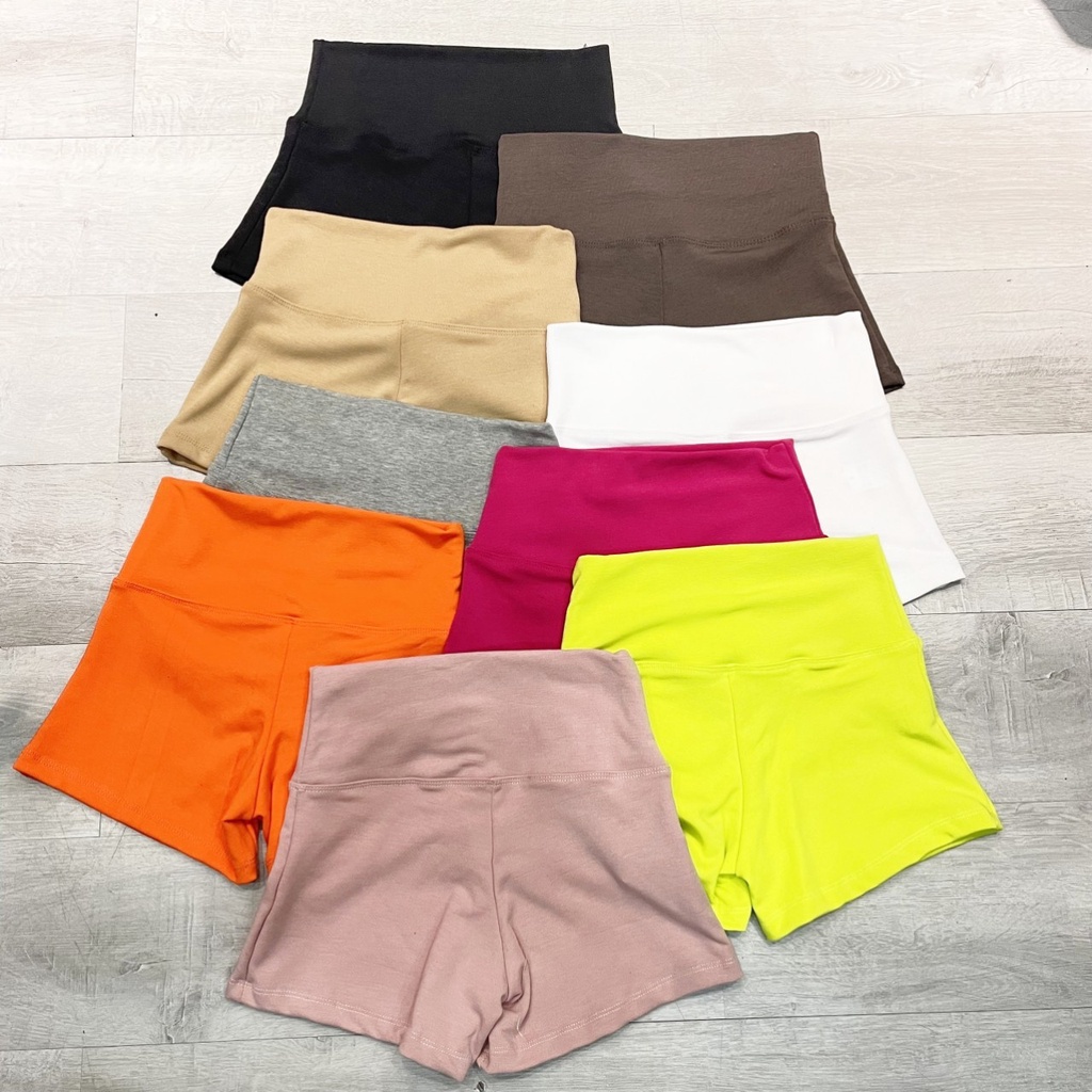 Quần tập gym lưng cao dày chuẩn thun RAINBOW thái