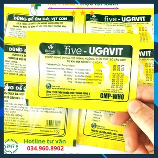 M.t shop five ugavit úm gia cầm gói 10gr - tăng đề kháng, tiêu hóa tốt