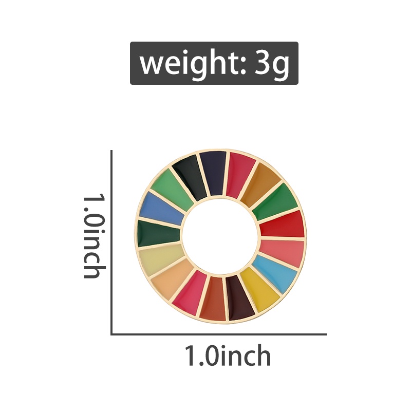Ghim Cài Áo Hình Cầu Vồng Phát Triển Thời Trang