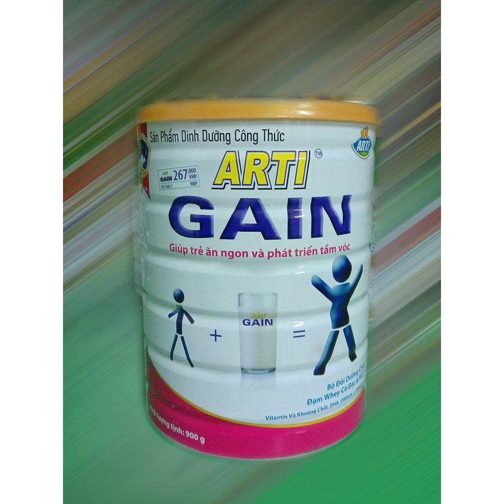 Sữa Arti Gain Hồng 06-36 tháng 900g giúp trẻ ăn ngon và phát triển tầm vóc