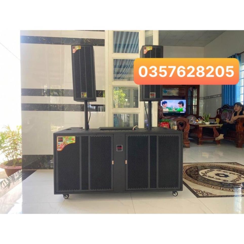 Loa kéo 5 tấc đôi - Loa karaoke BASS ĐÔI 5 TẤC, THÙNG GỖ - Công suất cực lớn hát karaoke cực hay - JBL 4545