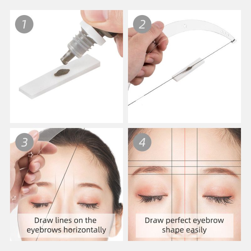 Thước Cung Đo Chân Mày Loại Lớn Sẵn Dây, Thước Cung Phun Xăm