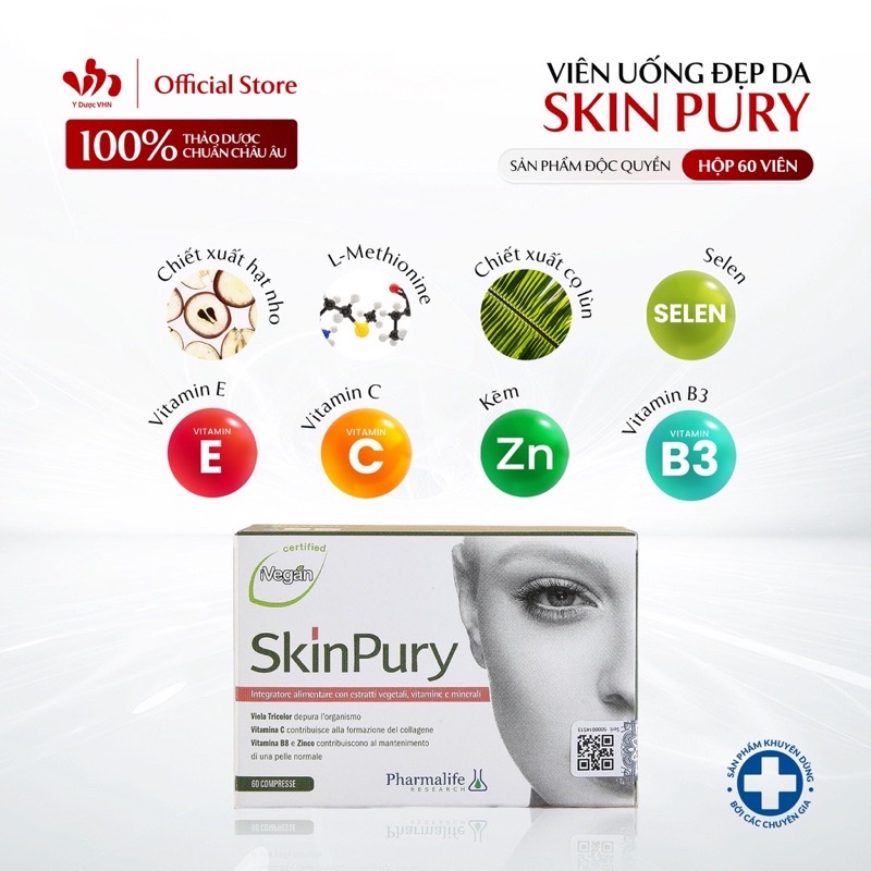Viên uống đẹp da Skindetox/ Skinpury (Skin Pury)