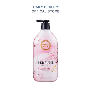 Sữa Tắm HAPPY BATH Body Wash - Romantic Cherry Blossom 900ml Daily Beauty Official
