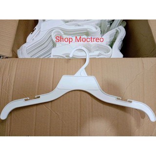 Móc áo người lớn nhựa Dẻo TRẮNG ĐEN TRONG