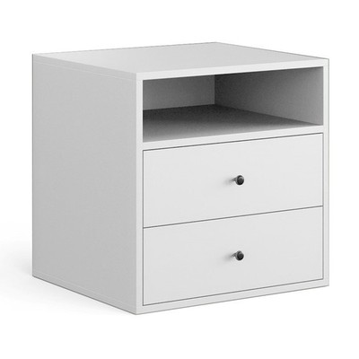 JESSE, Tủ đầu giường 2 ngăn kéo DRA_268, 54x68x54cm, kệ đầu giường Scandi Home