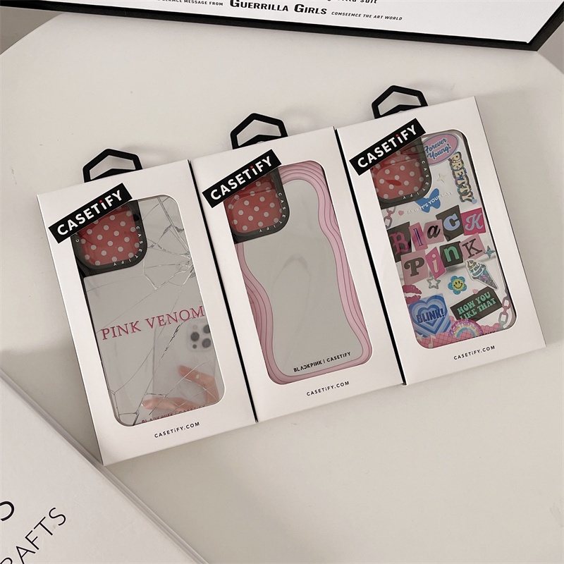 Ốp Điện Thoại TPU Silicon Chống Sốc Tráng Gương In Hình Nhóm Nhạc Blackpink Cho iPhone 11 12 13 14 Pro Max 14 Plus