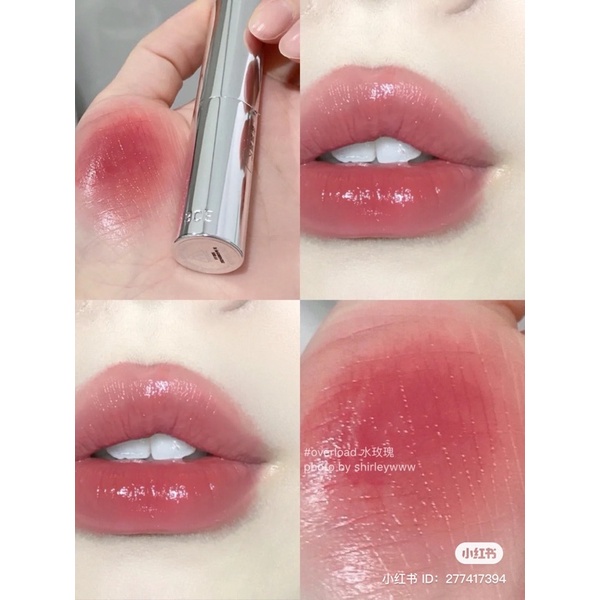 Son Dưỡng 3CE Glow Lip Color Có Màu Cho Bờ Môi Căng Mọng Quyến Rũ Over Load Smoky Red Under Pressure - Bebeau