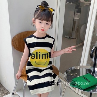 Xả Váy đầm Smile cho bé gái