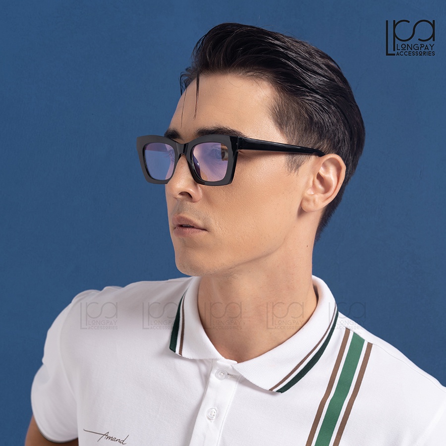 Gọng Kính Nhựa Bản To Màu Sắc Độc Đáo Retro Glasses G1043 Longpay Accessories