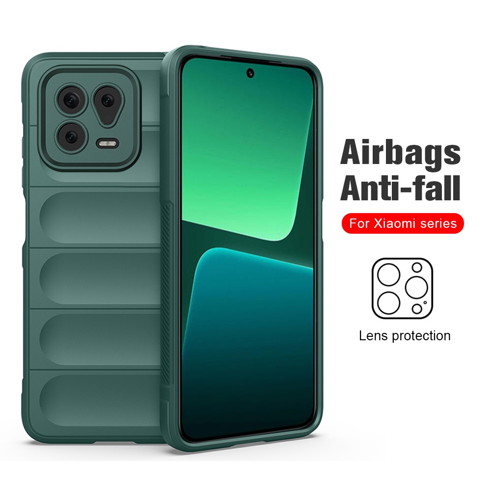 Ốp Điện Thoại TPU Silicon Chống Sốc Bảo Vệ Ống Kính Máy Ảnh Cho Xiaomi 13 6.36inch Xiaomi Mi 13 Xaomi Mi13 Pro
