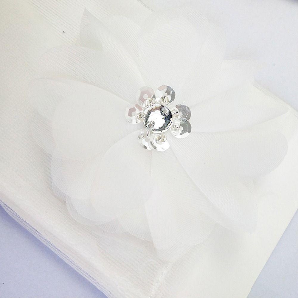 Găng Tay Lưới Năm Ngón Trong Suốt 15H Kiểu Hàn Quốc Cho Cô Dâu