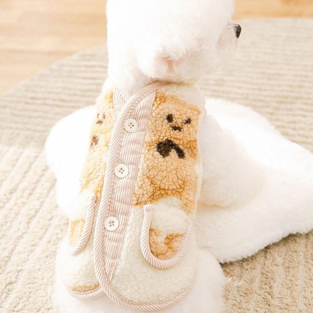 Áo Len Mềm Mại Không Tay Dành Cho Thú Cưng Cỡ Nhỏ Và Vừa