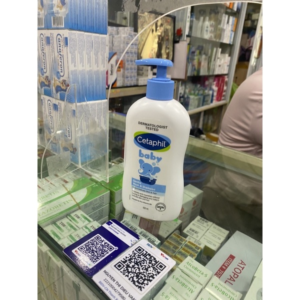 SỮA TẮM GỘI TOÀN THÂN CETAPHIL BABY WASH SHAMPOO