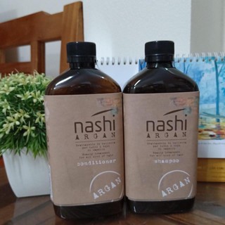 Dầu gội xả phục hồi hư tổn nashi argan 500ml [ nashi-chính hãng