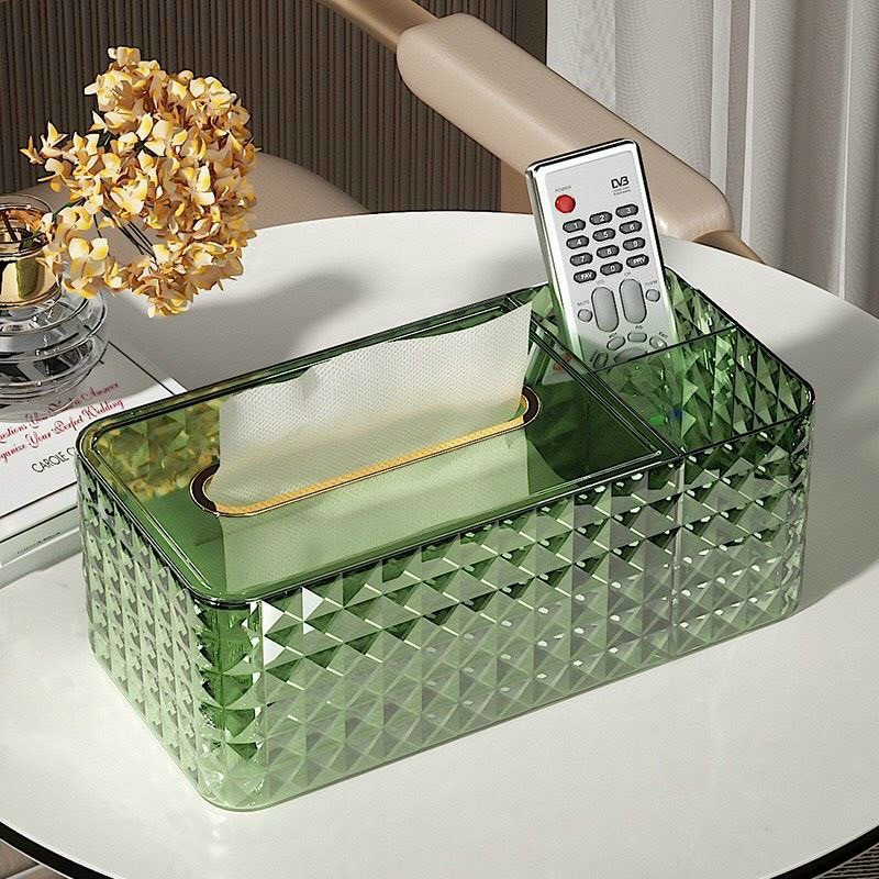 Hộp Đựng Khăn Giấy Đa Năng Hoạ Tiết Kim Cương