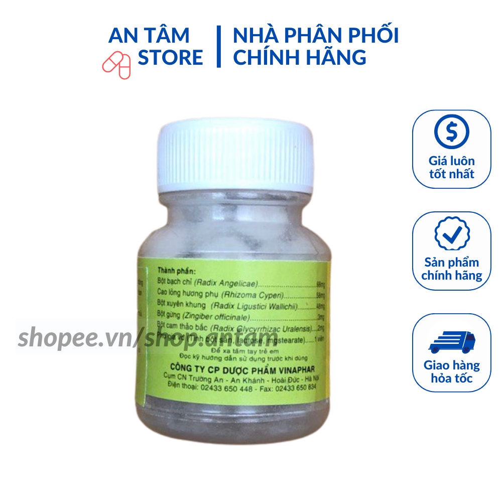 Cảm xuyên hương lọ 100 viên