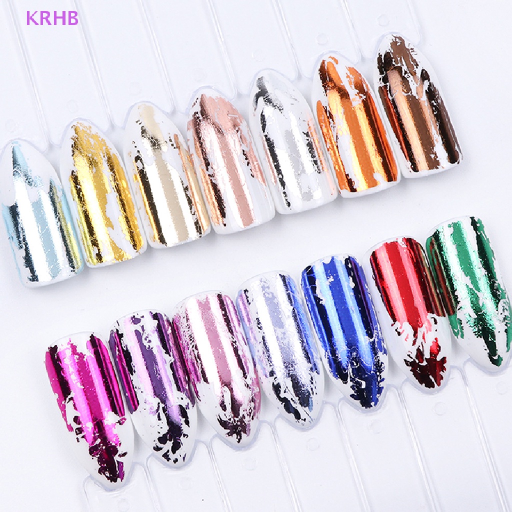 Set 14 Giấy Foil Dán Móng Tay Nghệ Thuật Mới