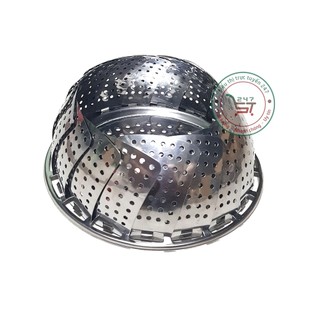 Vỉ xửng hấp bánh xôi inox cách thủy đa năng xòe 17-28cm