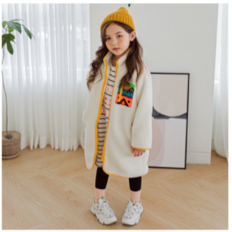 (Size 110, thiếu dây kéo) Áo khoác lông dày mặc ấm, Lilipuri