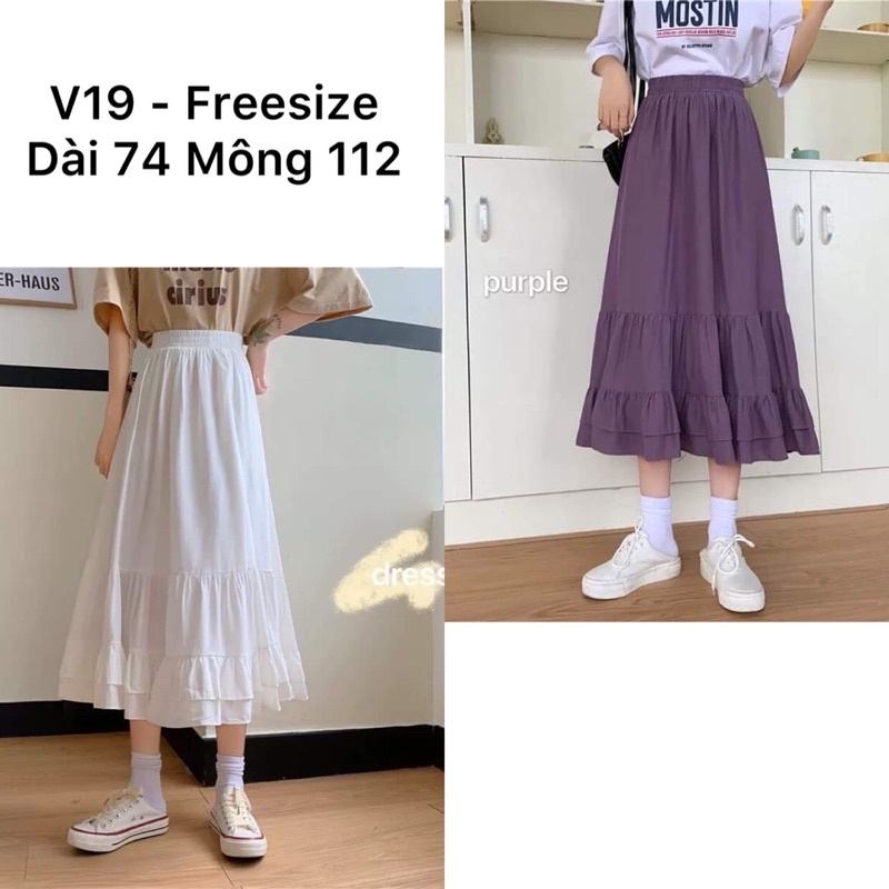 Chân Váy Dài Ulzzang Hàn Quốc