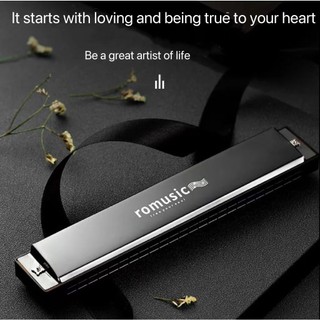 Kèn Harmonica Polyphonic 24 Lỗ C Tự Phục Hồi Chuyên Nghiệp Cho Người Mới Bắt Đầu