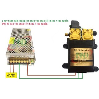 Adapter nguồn tổ ong 12V-10A ( dùng cho máy bơm đôi)
