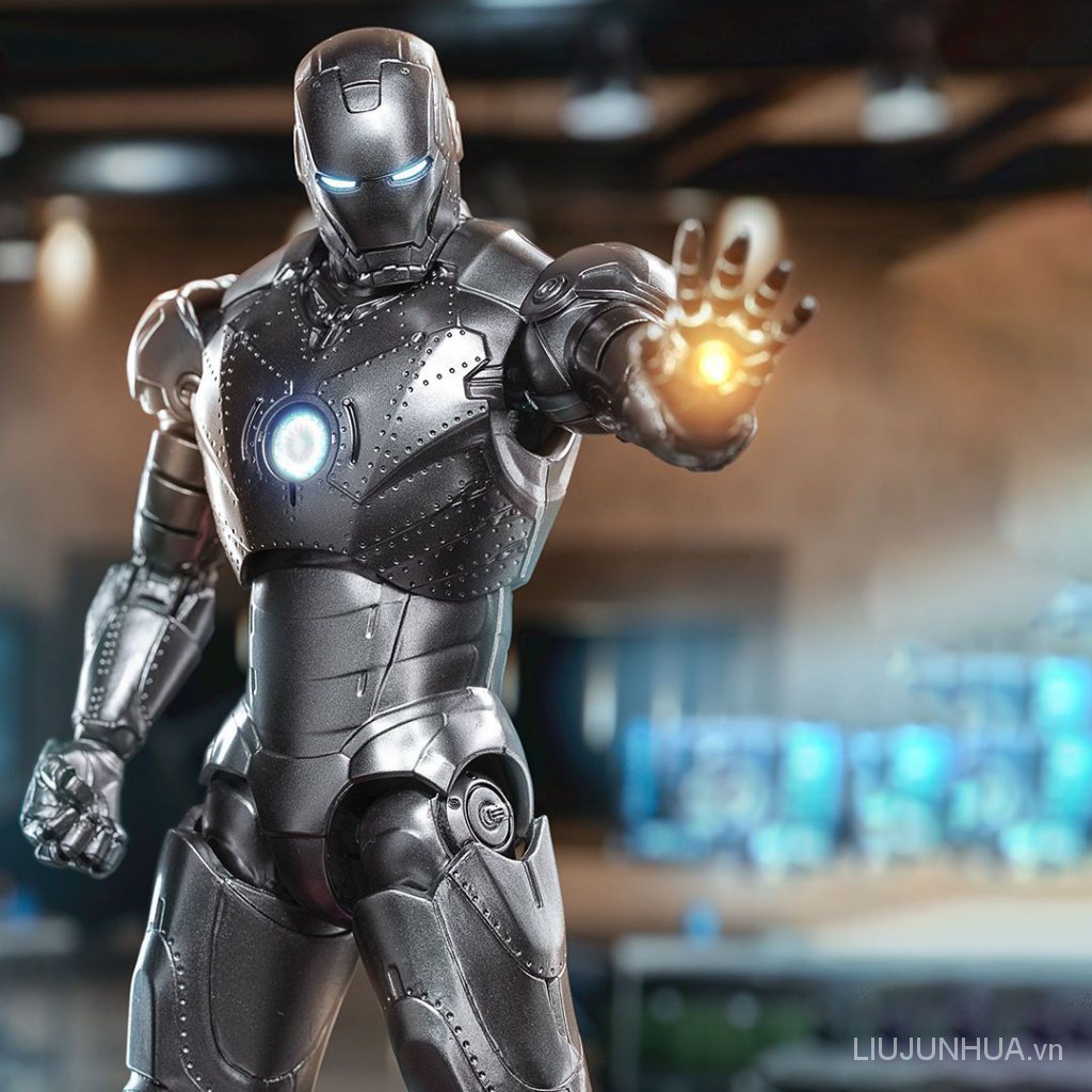 Nhân Vật Iron Man Mk2 Mk137 Bằng Hợp Kim Phát Quang Độc Đáo